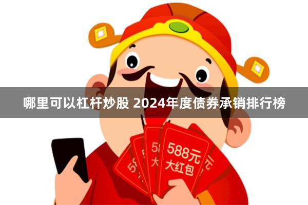 哪里可以杠杆炒股 2024年度债券承销排行榜